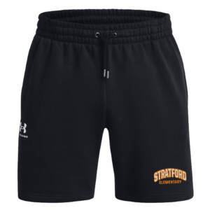 Stratford Elementary Under Armour UA ICON 7.5″ Fleece Shorts-Black