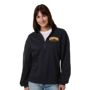 Stratford Elementary Women’s Aldermore Half Zip Pullover – Black