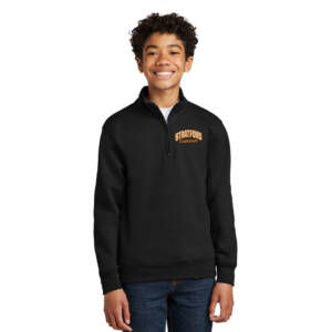 Stratford Elementary  Youth Core Fleece 1/4 Zip Pullover Sweatshirt – Black