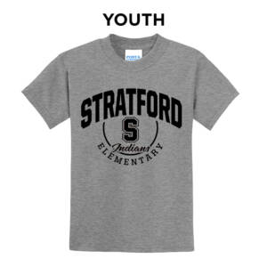 Stratford Elementary Youth Short Sleeve Tee – AthleticHeatherGrey