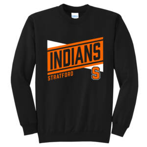 Stratford Elementary Unisex Fleece Crewneck Sweatshirt-Black
