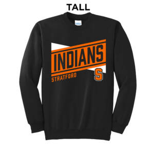 Stratford Elementary Tall Fleece Crewneck Sweatshirt-Black