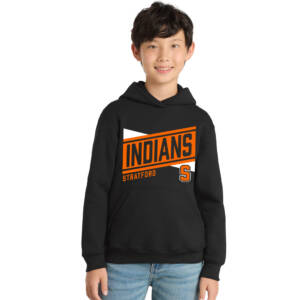 Stratford Elementary Youth Fleece Hooded Sweatshirt-Black