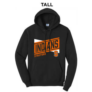 Stratford Elementary Tall Fleece Hooded Sweatshirt-Black