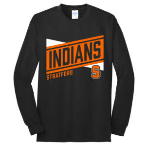 Stratford Elementary Unisex Cotton Long Sleeve Tee-Black