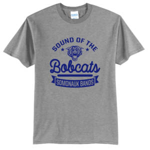 Bobcat Band Unisex Short Sleeve T Shirt – Athletic Heather