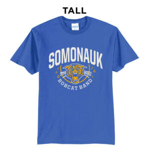 Bobcat Band Tall Core Blend short Sleeve T Shirt – Royal