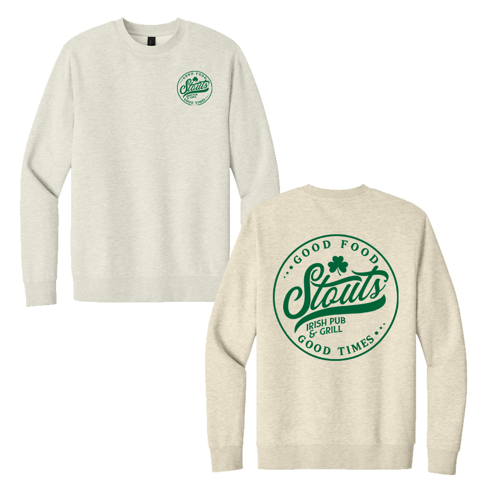 Stouts District V.I.T. Fleece Crew - Oatmeal Heather