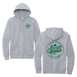 Stouts District V.I.T. Fleece Hoodie – Light Heather Grey