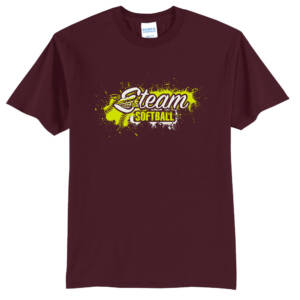 Steam Softball Unisex Short Sleeve T Shirt – AthleticMaroon