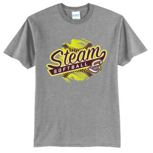 Steam Softball Unisex Short Sleeve T Shirt – AthleticHeather