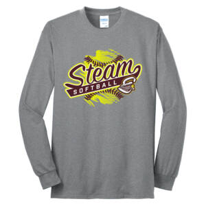 Steam Softball Unisex Long Sleeve Core Blend T Shirt – AthleticHeather