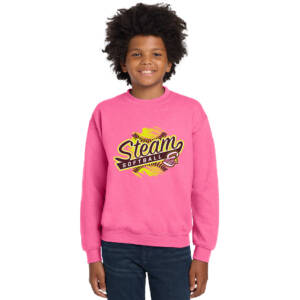 Steam Softball Youth Crewneck Sweatshirt – SafetyPink