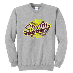 Steam Softball Unisex Core Fleece Crewneck Sweatshirt – AthleticHeather