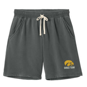 Iowa Spirit Comfort Colors Adult Lightweight Sweatshort – Pepper