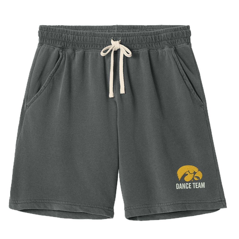 Iowa Spirit Comfort Colors Adult Lightweight Sweatshort - Pepper