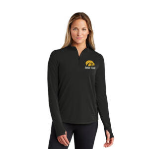 Iowa Spirit OGIO Ladies Motion 1/4 Zip – Blacktop