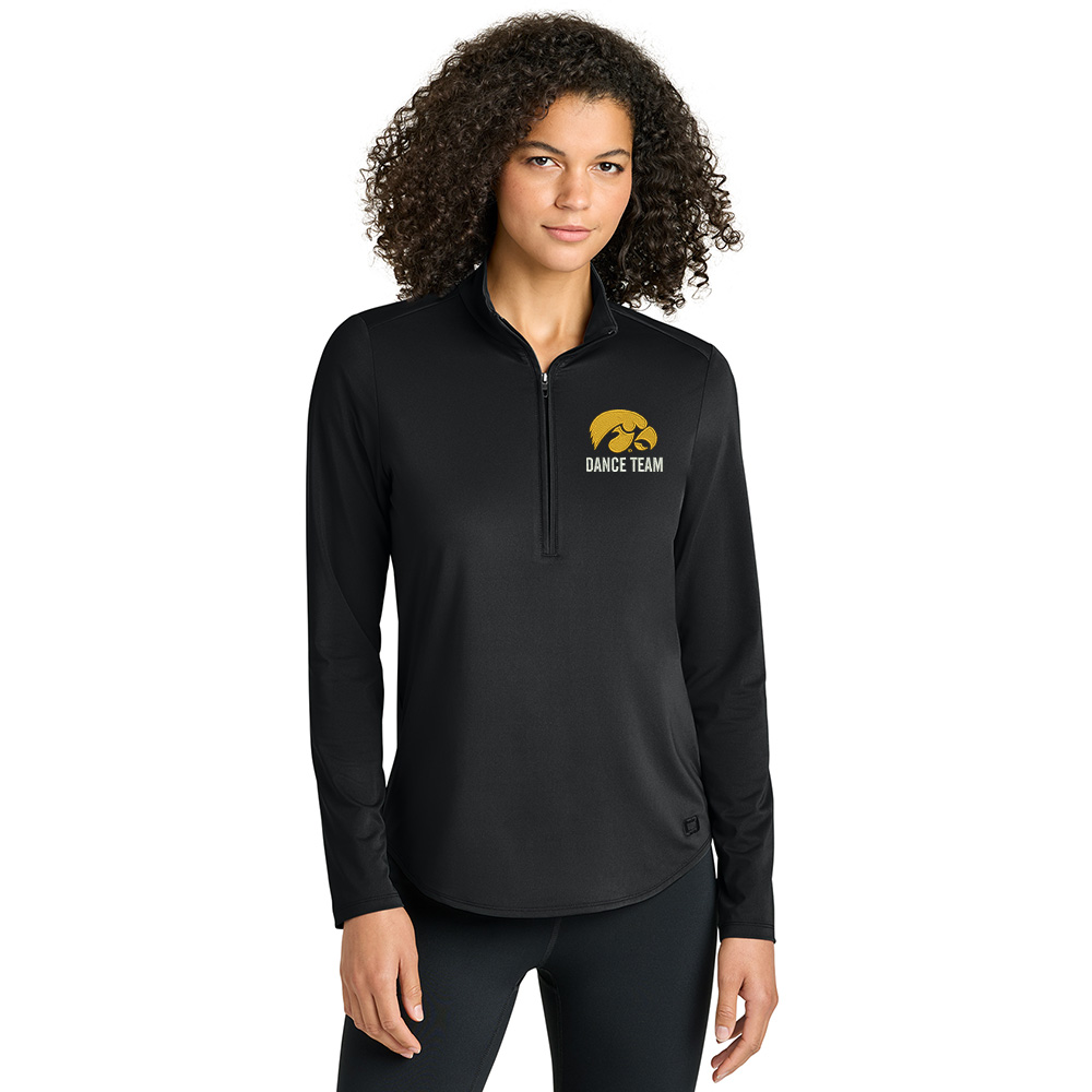 Iowa Spirit OGIO Women’s Regain 1/2 Zip - Blacktop