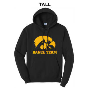 Iowa Spirit TALL Classic Pullover Hooded Sweatshirt – JetBlack
