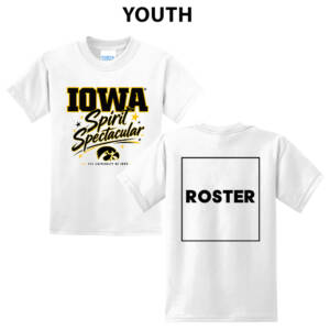 Iowa Spirit Youth Short Sleeve T Shirt – White