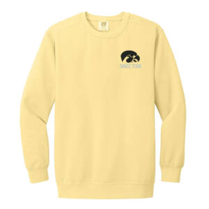 Iowa Spirit Comfort Colors Garment Dyed Fleece Crew – Butter