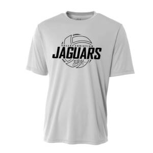 Jaguars Adult Cooling Performance Tshirt-Silver