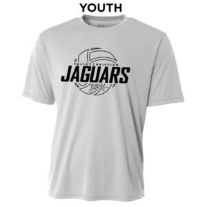 Jaguars YOUTH Cooling Performance Tshirt-Silver