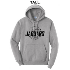 Jaguars Tall Fleece Hooded Sweatshirt-Athletic Heather