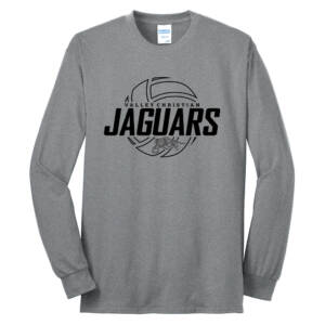 Jaguars Unisex Cotton Long Sleeve Tee-Athletic Heather