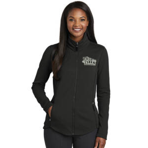 Jaguars Port Authority Ladies Collective Smooth Fleece Jacket-Black