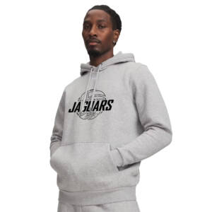 Jaguars Under Armour Men’s Team Icon Fleece Hoodie-Mod Grey