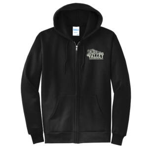 Jaguars Unisex  Classic Full-Zip Hooded Sweatshirt-Black