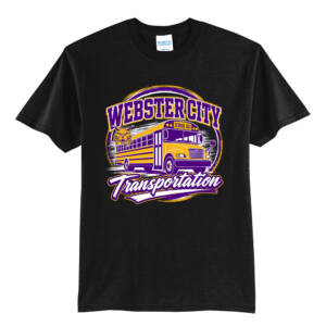 WCCSD Transporation Unisex Short Sleeve Tee-Black