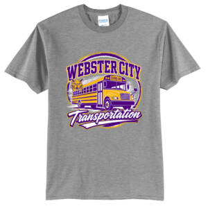 WCCSD Transporation Unisex Short Sleeve Tee-Athletic Heather