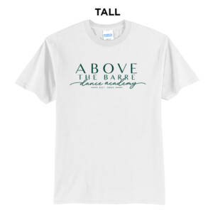 ATB  Tall Core Blend short Sleeve T Shirts – White