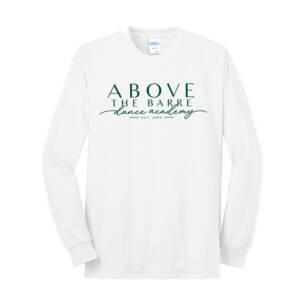 ATB Unisex Long Sleeve Core Blend T Shirt – White