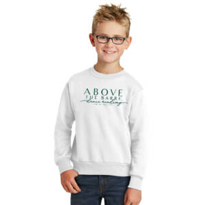 ATB  Youth Crewneck Sweatshirt -White