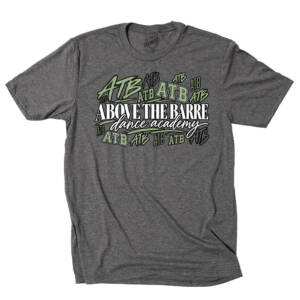 ATB Rah Rah Unisex clothing District Perfect Tri blend Crew Tee -Grey Frost