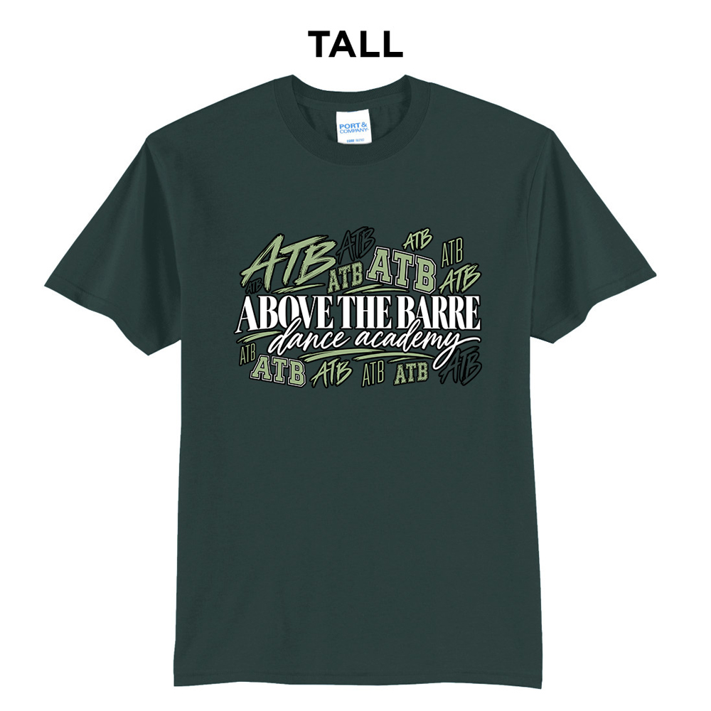 ATB Tall Core Blend short Sleeve T Shirts -Dark Green