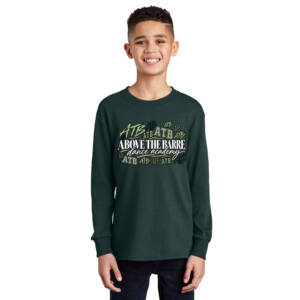 ATB Youth Cotton Long Sleeve T Shirt – Dark Green