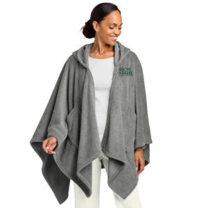ATB Port Authority Dream Plush Open Hoodie-Frost Grey