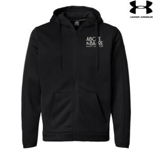 ATB Under Armour Armour Fleece men Pro Full zip Hoodie – Black