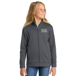 ATB Sport Tek Sport Wick Fleece Full Zip Jacket YOUTH – Dark Smoke Grey