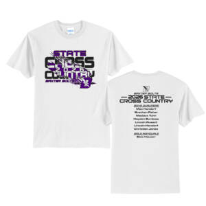 Baxter CC State Unisex Short Sleeve Tee-White