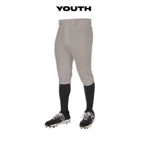 Champro Youth Triple Crown 2.0 Knicker Pants-Grey