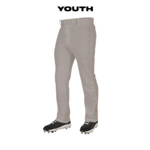 Champro Youth Triple Crown 2.0 Open Bottom Pants-Grey