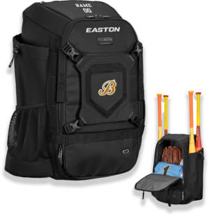 Barnstormer Baseball Easton Walk Off Ethos Backpack-Black