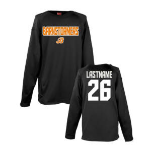 Barnstormer Baseball Rawlings Performance Dugout Fleece Pullover-Black