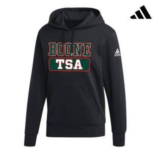 Boone TSA Adidas Fleece Hooded Sweatshirt Black