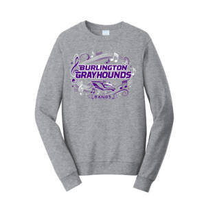 Burlington Music Unisex Fan Favorite Crew Sweatshirt-Athletic heather